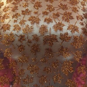 Simli Organze Kumaş, Abiye, Parti Elbiseleri için 100x150 Santimetre, altın 905